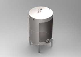 Емкость из нержавеющей стали 7 м³